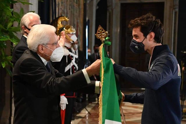 Il Tricolore dal Presidente Mattarella — Quirinale 2021